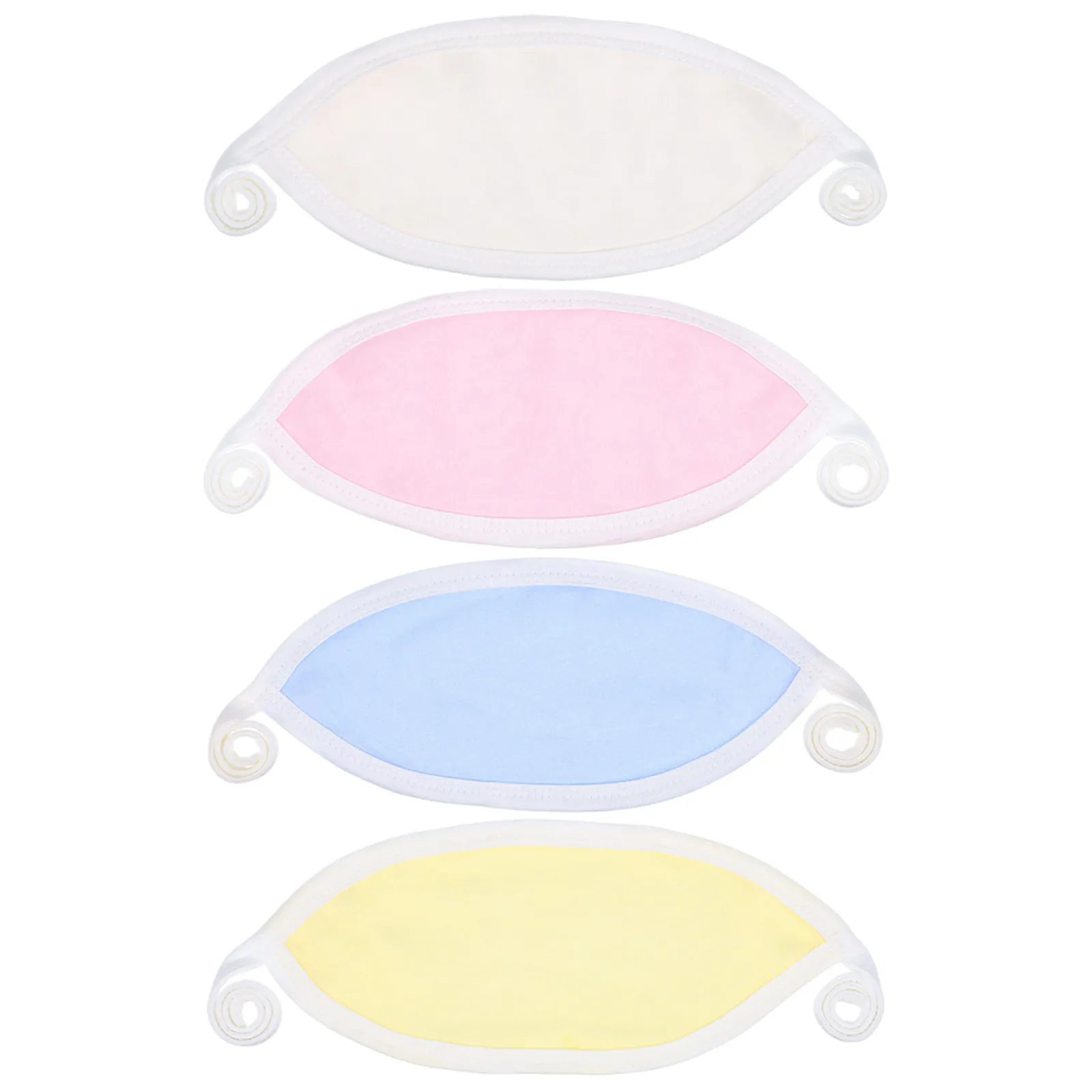 4Pcs Soft Cotton Baby Belly Band Newborn Infant Belly Wrap Adjustable Umbilical Cord Navel Cover Baby Tummy Band