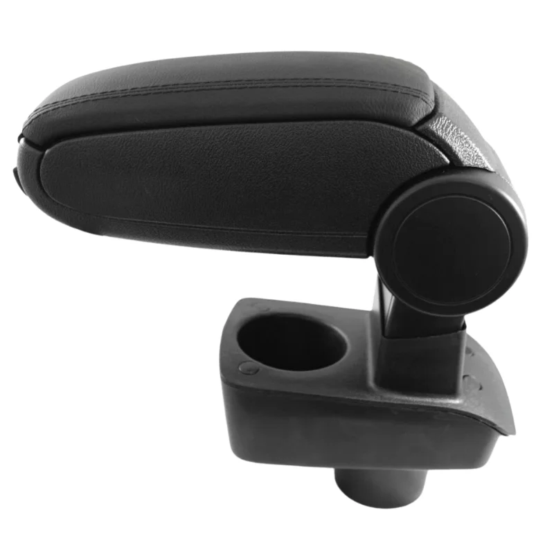 

For Ford Fiesta 2009-2017 Center Console Armrest Storage Box Black Leatherette or Fabric Car Interior Accessories Spare Parts