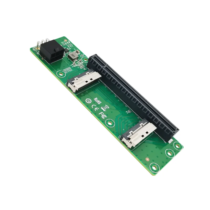 2x MCIO x8 to PCIe5.0 x16 slot Riser XIC 0516PE