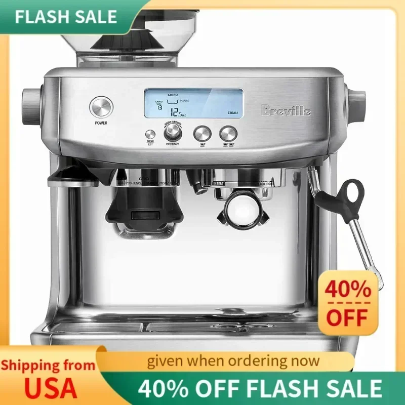 

Эспрессо-машина DD2Barista Pro BES878BSS, матовая нержавеющая сталь