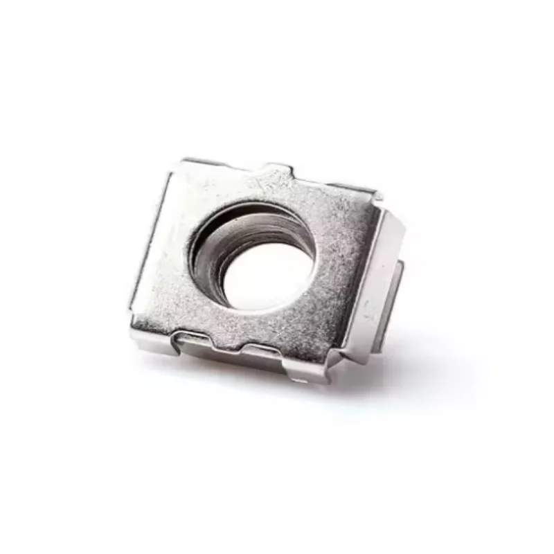 M5 M6 304 A2-70 Stainless Steel Square Elastic Rack Mount Server Cabinet Shelf Clip Floating Cage Nut Screw Combination Set