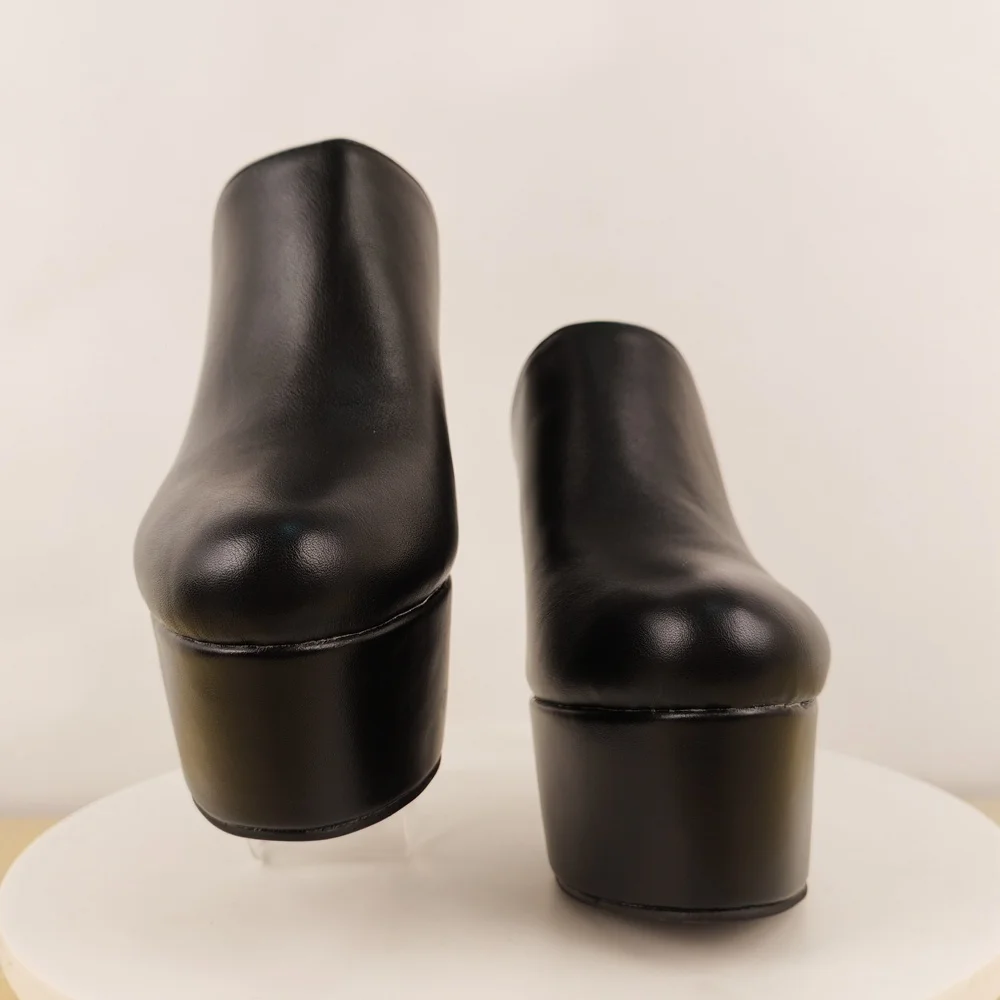 منصة كعب رفيع موضة شباشب عالية الكعب أحذية النساء Zapatos Mujer