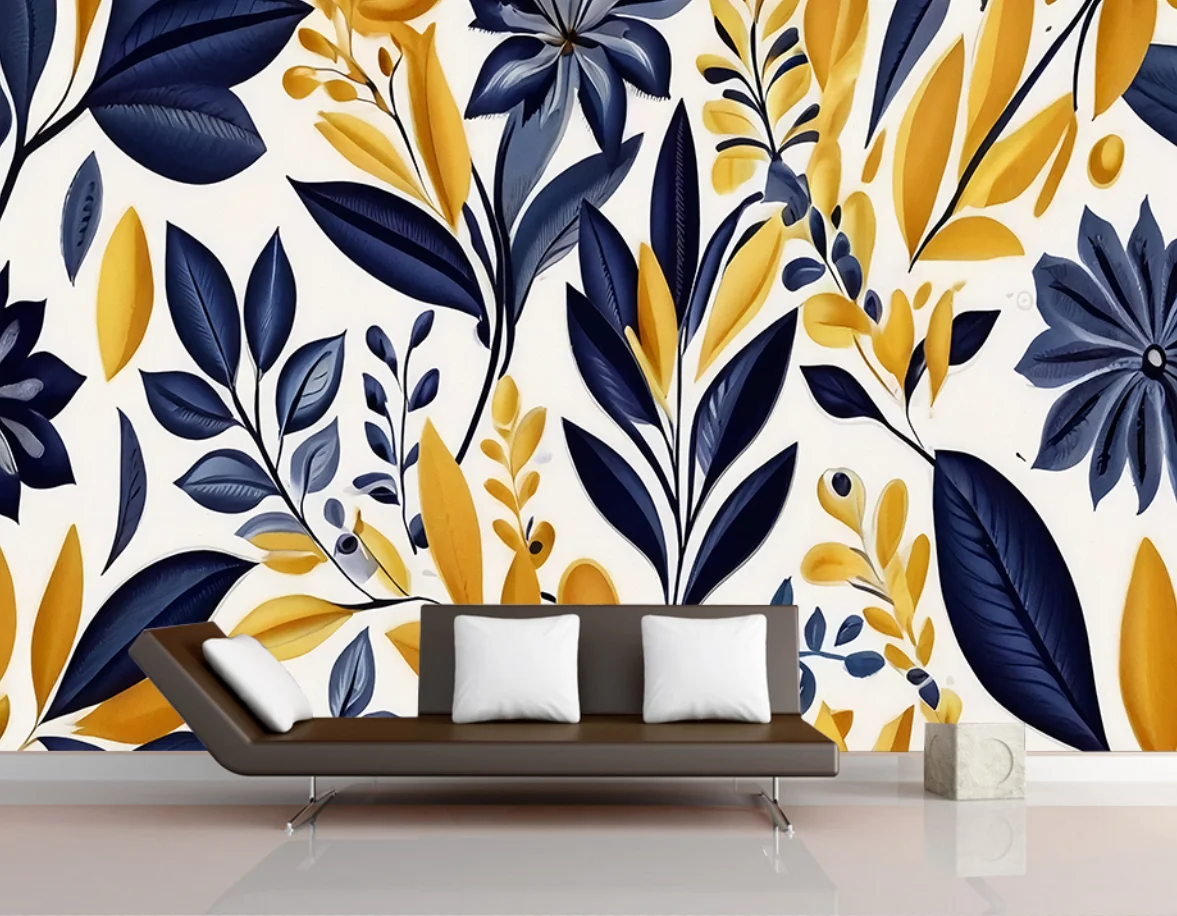 Custom Mural Wallpapers European Style Retro Tropical Rain Forest Photo Wall Painting Living Room 3d wallpapers home decor