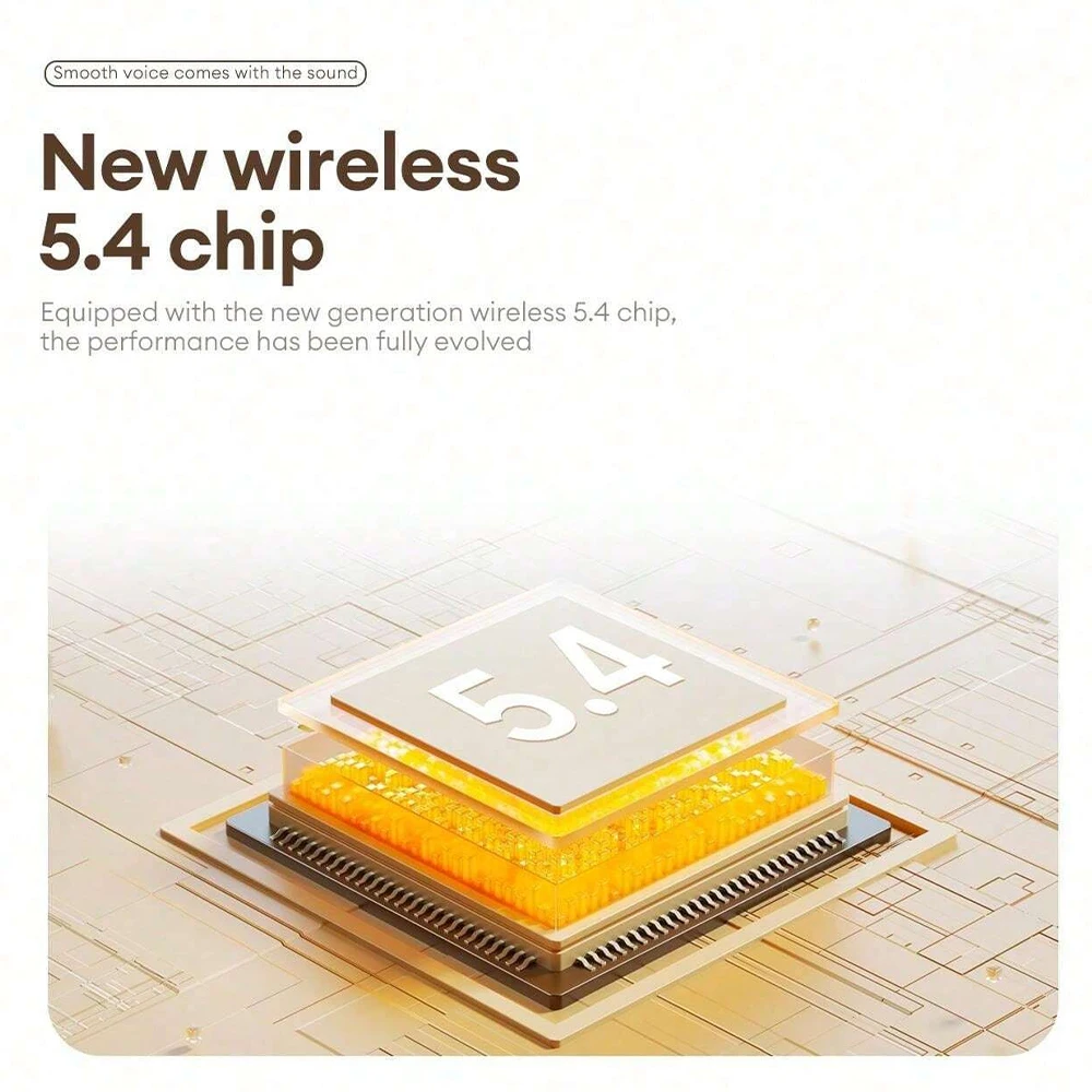 سماعات لينوفو TA410 اللاسلكية TWS بلوتوث 5.4 مؤثرات صوتية بانورامية، سماعات عمر بطارية طويلة جدًا، مريحة في الارتداء #5