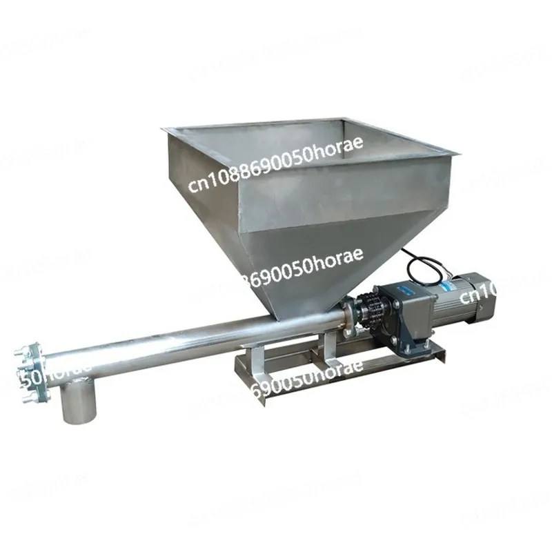 Stainless Steel Screw Conveyor Feeding Machine Urea Powder Quantitative Small Screw Automatic Feeding Feeder