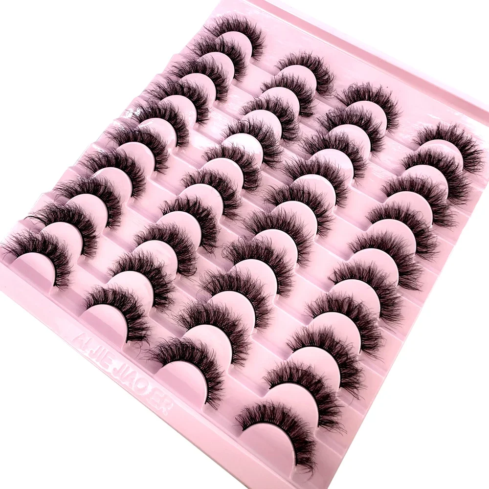 20 Pairs Natural fake eyelashes Lashes 3D mink lashes False bright lashes fadvany Eyelashes extensions of cils eyelashes makeup