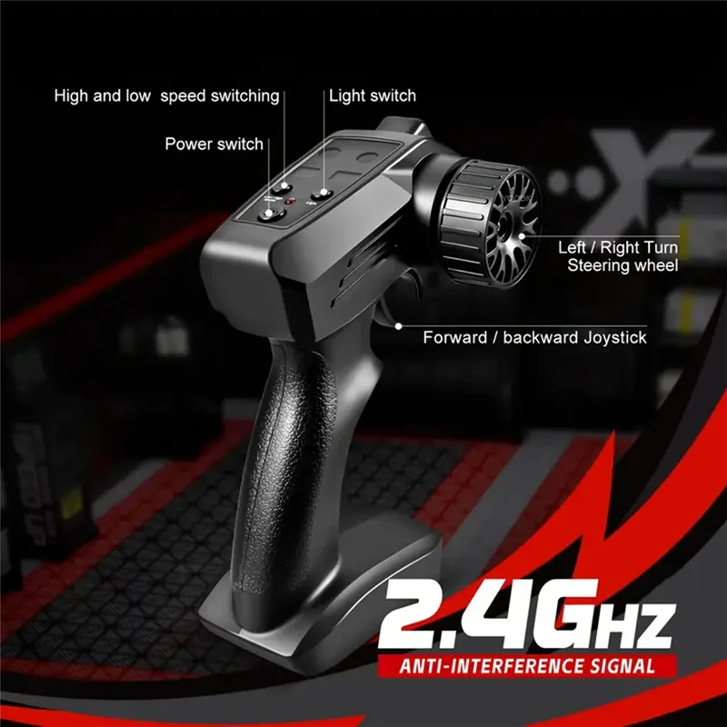 Best-RC Drift Car Scala 1:24 Auto telecomandata 2.4Ghz 20KM/H con luci a LED Auto RC Pneumatici alla deriva Veicolo sportivo da corsa