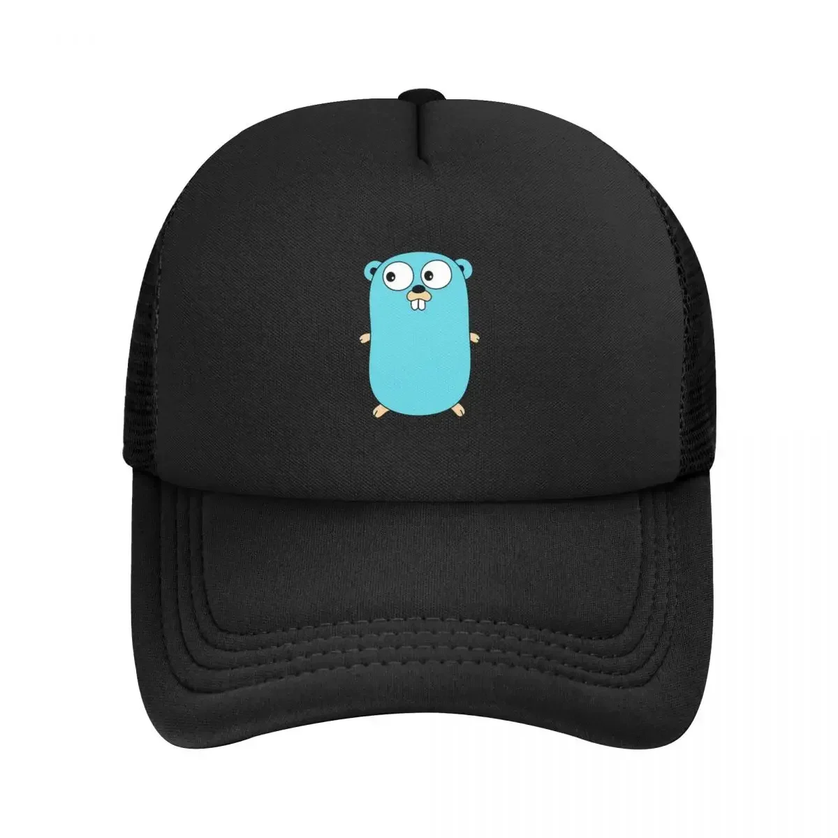 

Сетчатые бейсболки Go Golang Gopher 2025, модные бейсболки Snapback, дышащие повседневные бейсболки, уличные мужские и женские кепки