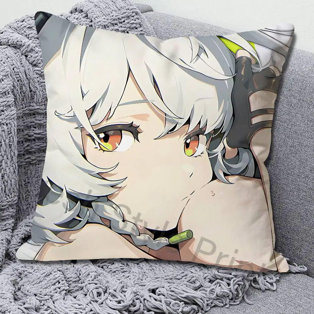 Cute A-Anby Demara ZZZ Anime Celebrity Merchandise All-Match Printed Pillow Case Sofa Car Office Room Decoration Protector