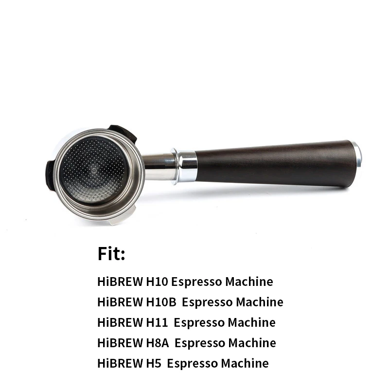 Gasoo 51mm 3 Ear Bottomless Coffee Portafilter Stainless Steel 8