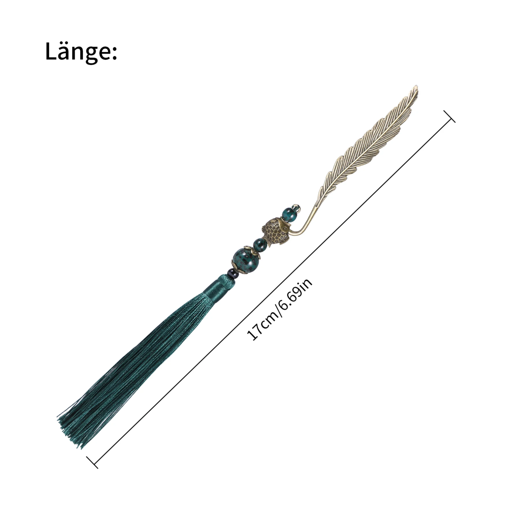 Винтажная Классическая Длинная кисточка, закладка в китайском стиле, подарок, металлические закладки для книг, школьные принадлежности для учеников