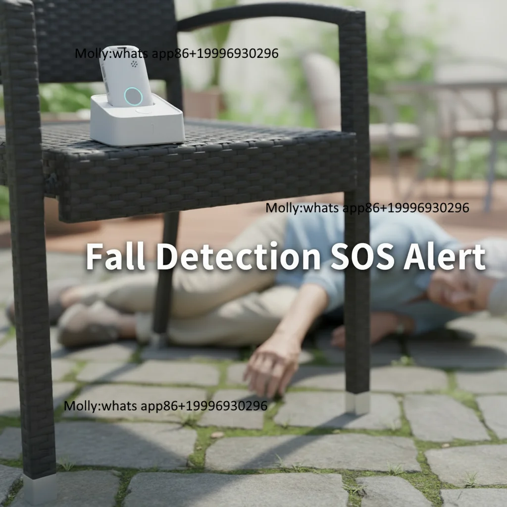 EV12 Accurate Fall Detection Medical Alert System for Elderly SOS Emergency Call Long Battery Life Smart SOS Telehealth Product