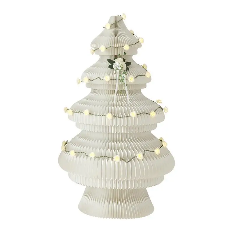 

Decorative Christmas tree, large ornaments, commercial luminous Christmas tree, foldable storage, light Nordic style