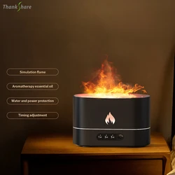 Umidificatore ad ultrasuoni USB vulcano diffusore di olio essenziale diffusore di aromi di fiamma Home Office fragranza Sooth sonno atomizzare