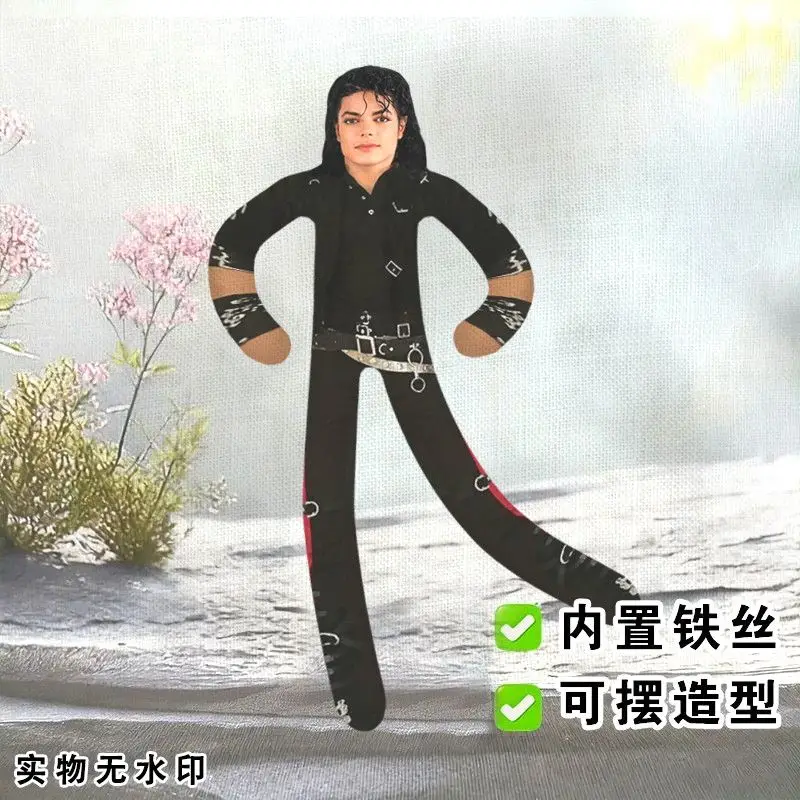 Figurine Michael Jackson en forme de souris, avec structure métallique intégrée, jouet décoratif, cadeau abstrait, article de collection