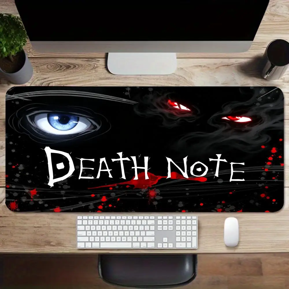 Anime Death Note Horror Style Mousepad, Dark Blood Splash Large Gaming Desk Mat