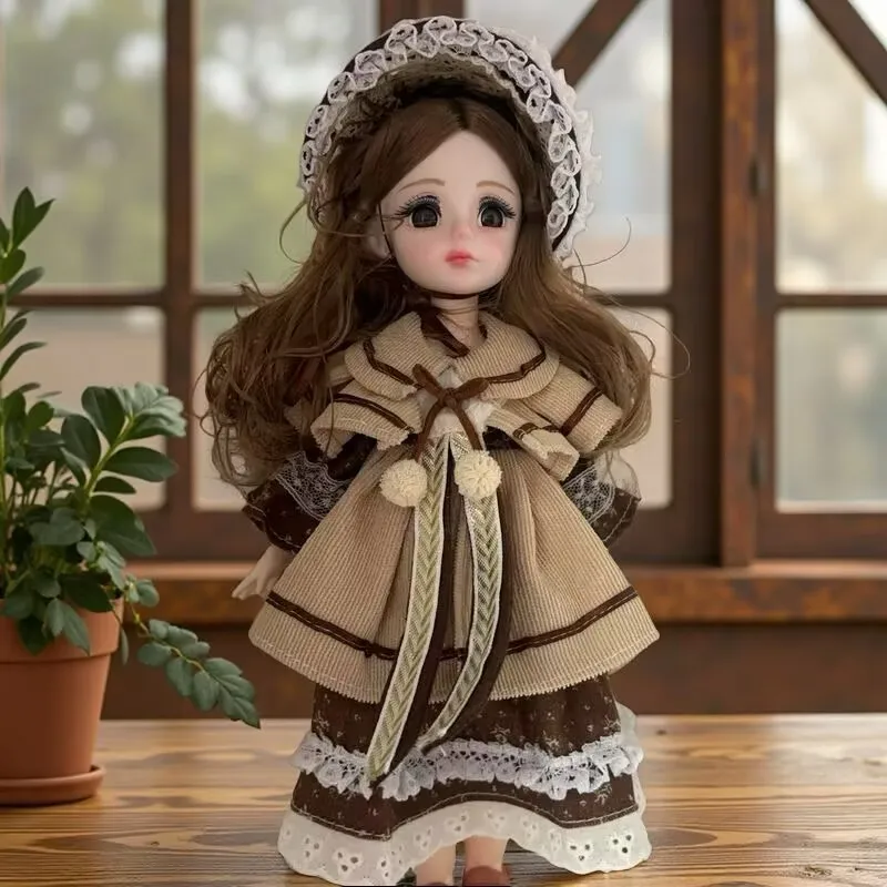 

Подарочная коробка для куклы BJD 30 см, праздничный рождественский подарок девушке с реалистичным макияжем и подвижными суставами