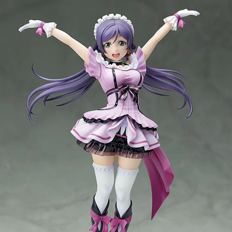 Nozomi menina Tojo Handmade boneca, PVC Action Figure, Anime Model Collection, 24cm