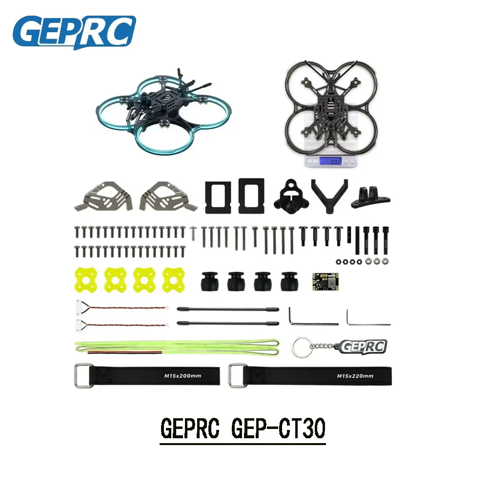 GEPRC GEP-CT30 Telaio quadricottero con elica da 3 pollici per appassionati di FPV Freestyle RC Racing Drone Cinebot30