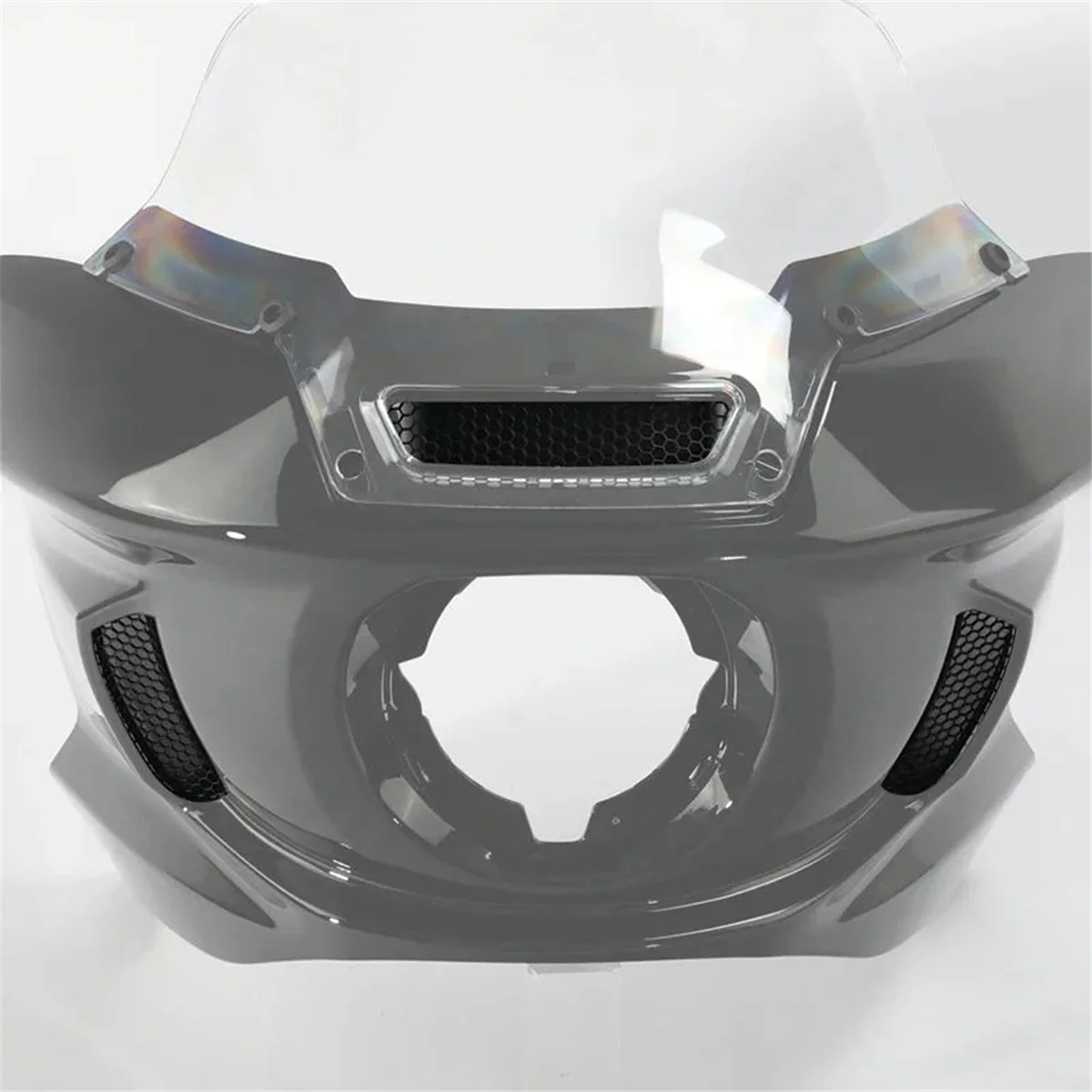 M0t-r دراجة نارية هدية شبكة تنفيس شاشة Batwing لهجة شواء ل هارلي سوفتيل منخفضة رايدر ST FXLRST