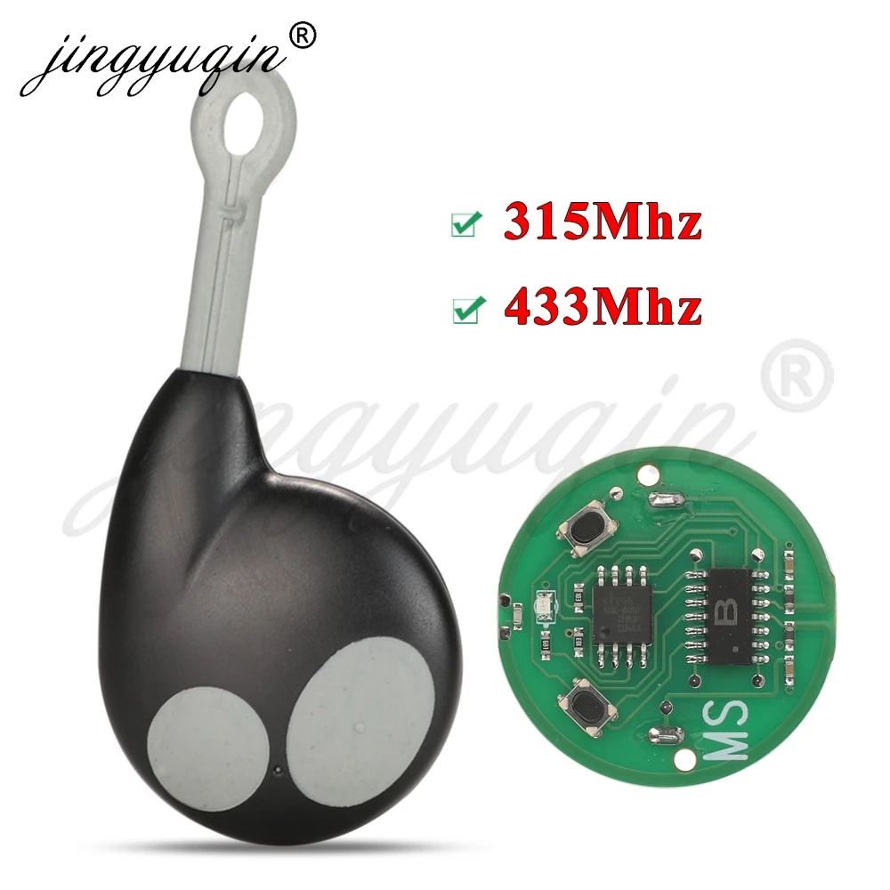 jingyuqin 315MHz 433MHz ASK Car Remote Key Control For Toyota VIOS Cobra Alarm Globe 1046 3193 7777 7928 8188 Replacement
