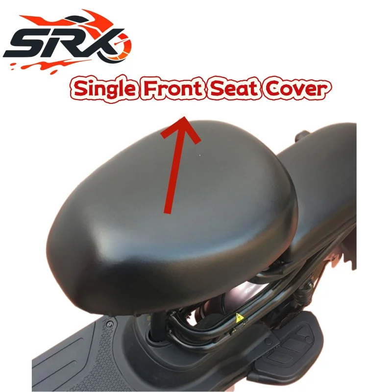 Anti-wear Stretch brown Leather Cover  Four Seasons All‑in‑clusive Waterproof  Sunscreen   For Electric Bicycle