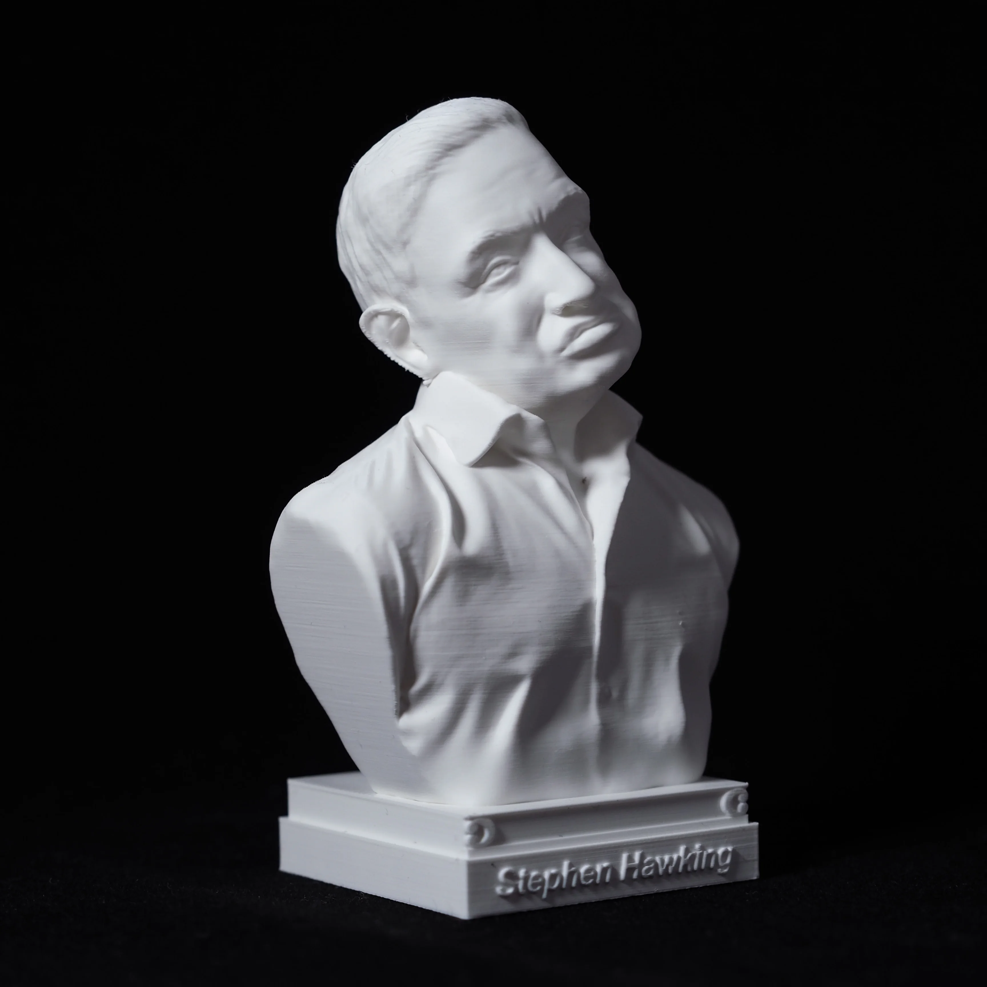 Stephen Hawking ornaments statue hand model decoration bust crafts great man portrait desk desk, 3D printing PLA plastic