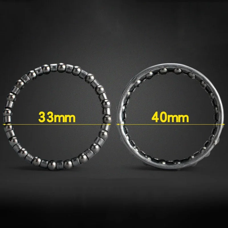 2pcs/set Headset Bearings 25-40mm Repair Accessories Riding MTB Replacement Steel Retainer Maintenance Cycling Bicycle