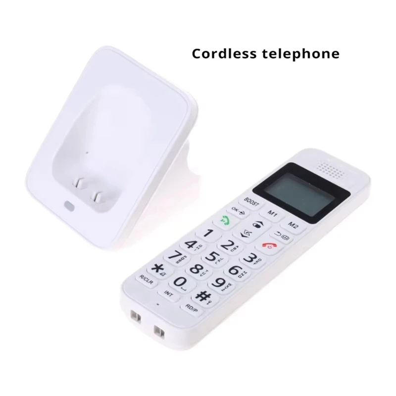 D1018 Business Office Home Handheld Digital Wireless Telephone With LCD Display Stable Signal EU-PLUG