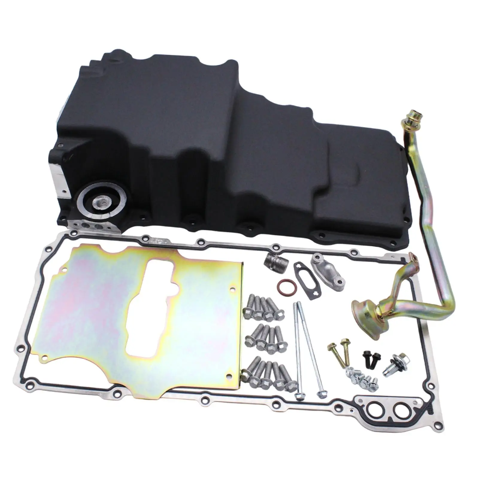 Lightweight Swap Retrofit Oil Pan Kit Durable Aluminum Engine Oil Pan for LS LS1 LS2 LS3 Car Repair