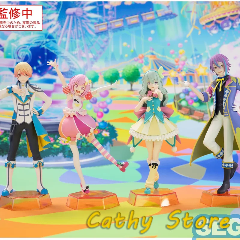 

In Stock Original Sega Ddc Hatsune Miku World Project Anime Figurine Model Doll Kusanagi Nene Otori Emu Rui Desktop Collect Gift