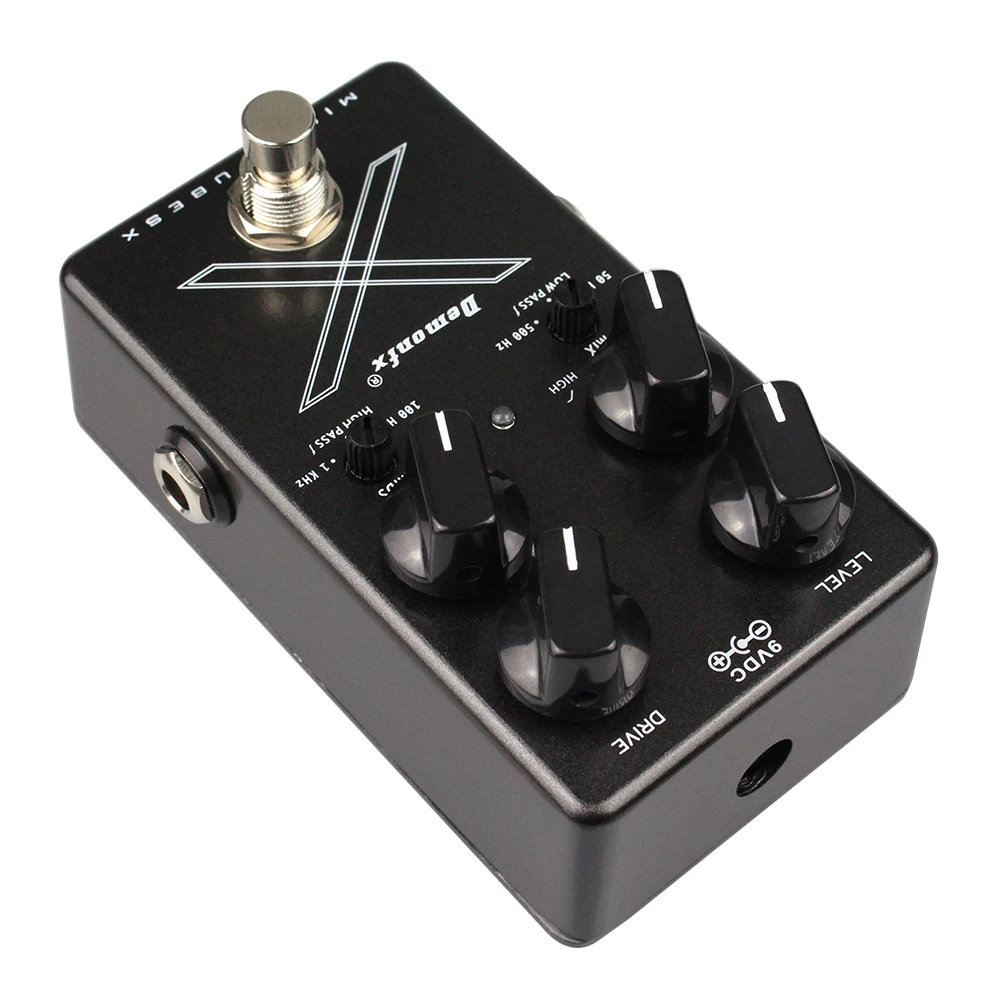 Demonfx-Microtubos X Bass Efeito Pedal, Distorção Overdrive