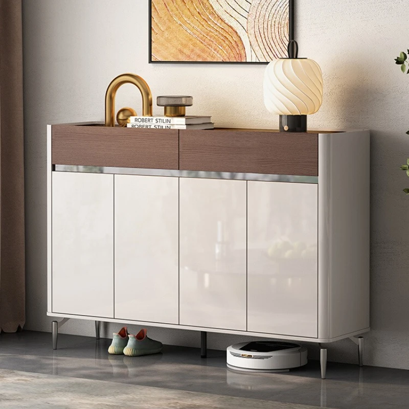 

Modern Luxury Glass Countertop Paint Shoerack Shoe Rack Shoe Organizer Living Room Cabinets Shoes Organizers Home Furniture
