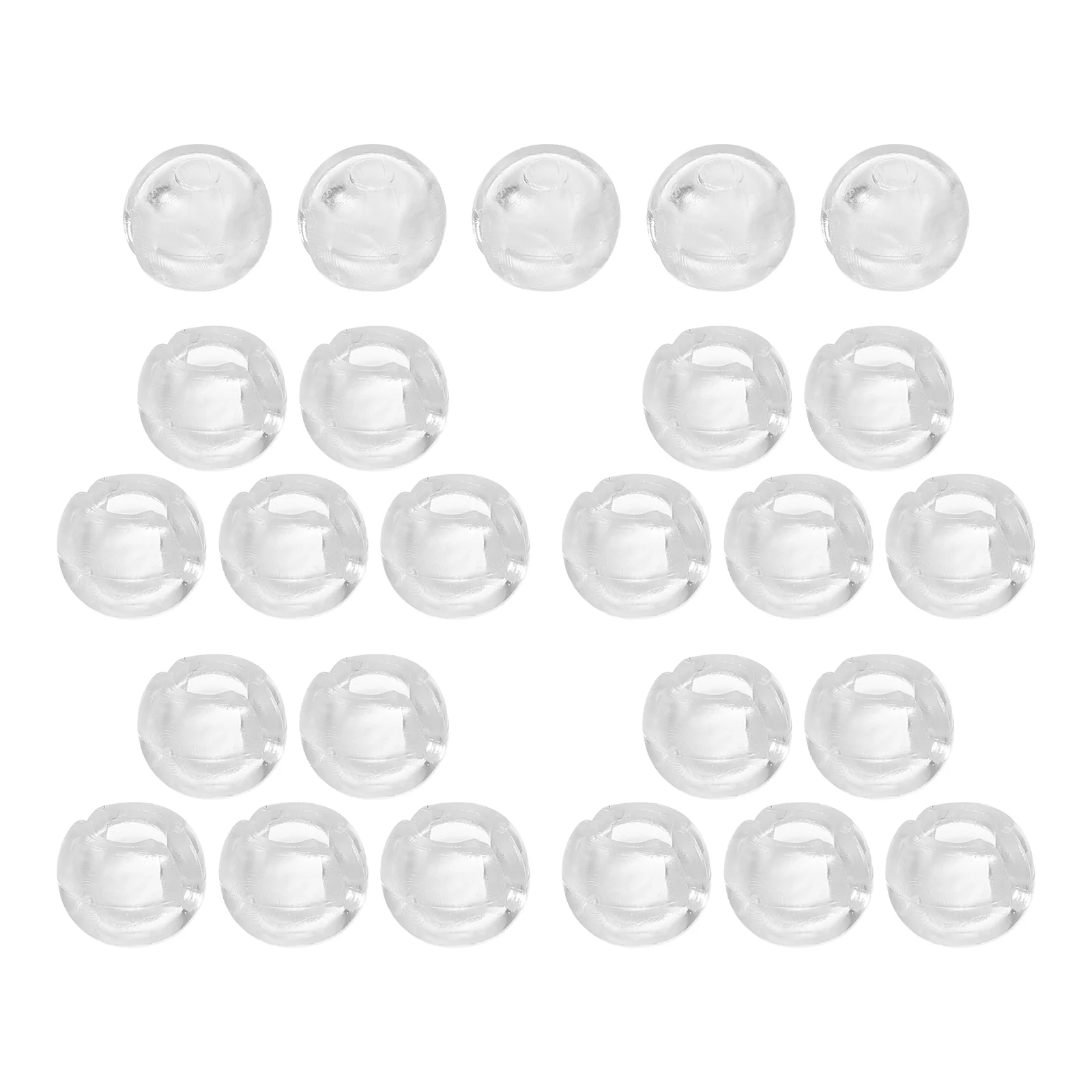 

25 Pcs Ball Venetian Accessories Black Hooks Replacement Bead Chain Stops See Curtain Wire Hanging System Blind Clips