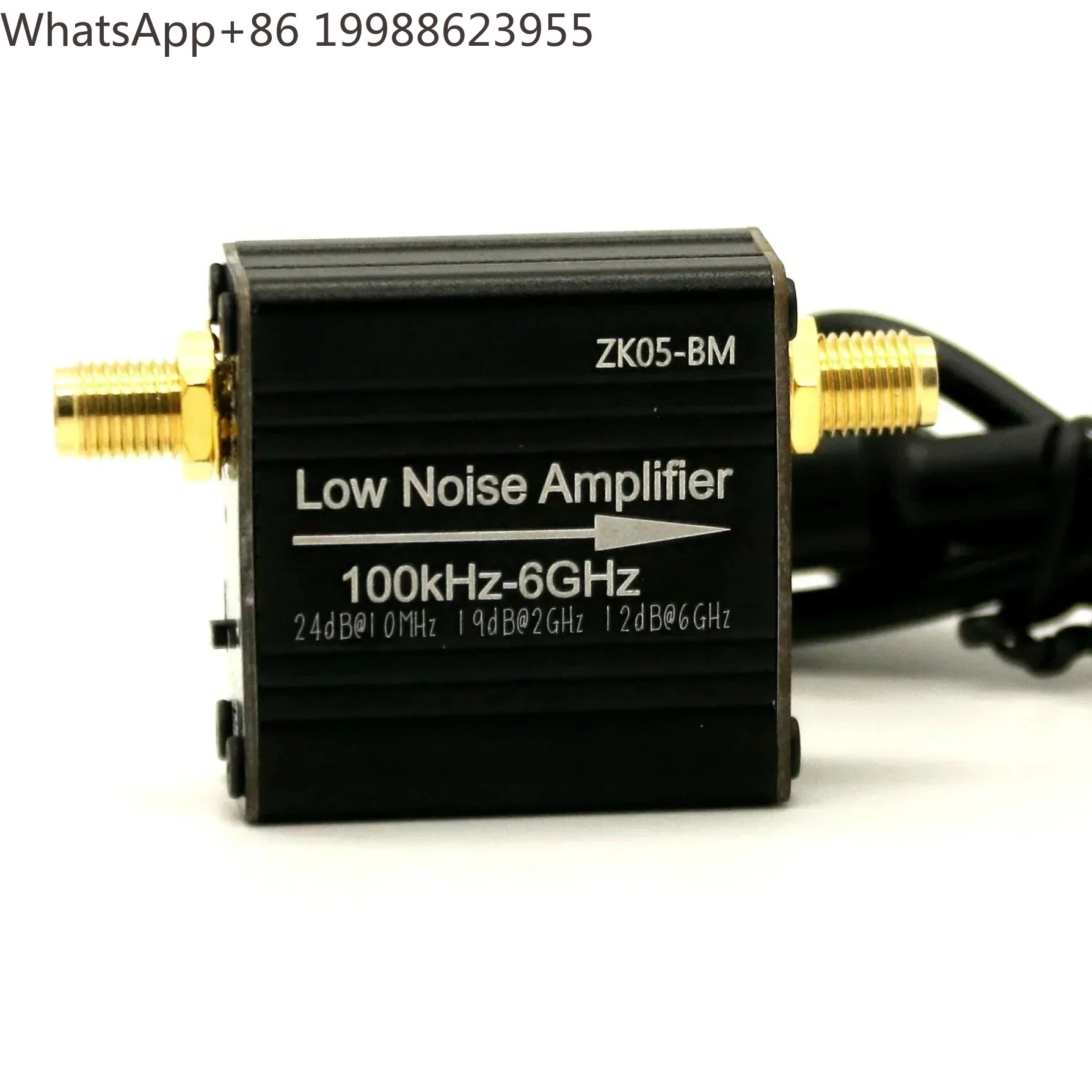series Low Noise Amplifier 100KHz-6GHz/10GHz Battery included 20dB High Gain LNA RF Power Preamplifier Module
