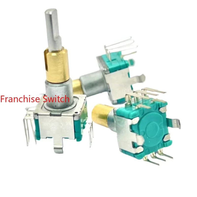 

2PCS Duplex EC11EBB24C03 Encoder With Switch 30Positioning Number 15 Pulse Point Handle 25