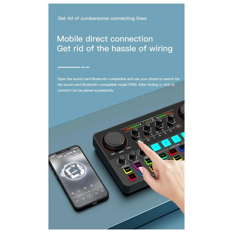 Новая звуковая карта H500, прямая трансляция 12, электронная звуковая карта, аудиосистема Soundcar, устройство смены голоса для мобильного телефона, компьютера