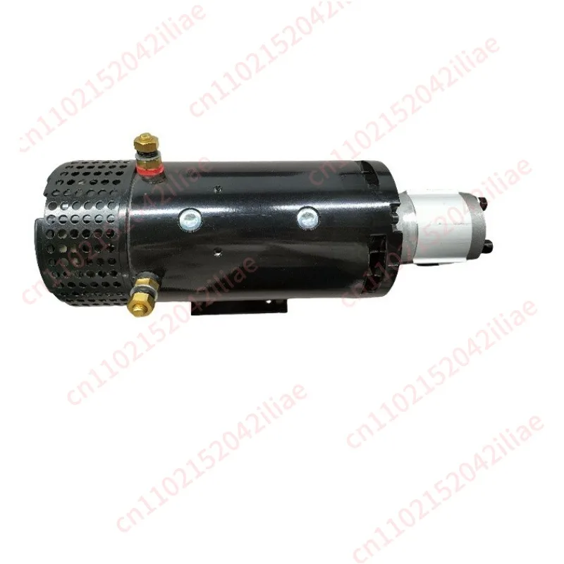 24V3KW hydraulic DC motor with gear pump high speed aerial work excitation motor