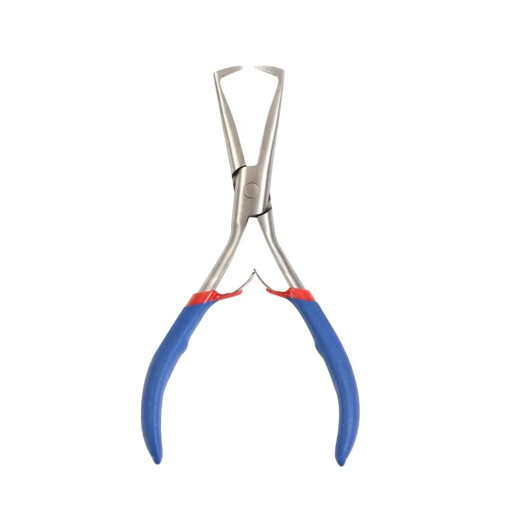 

Stainless Steel Clamp Hair Extension Pliers Link Ring Beads Removal tools with two hook Keratin Hair Extensions Removal Tools