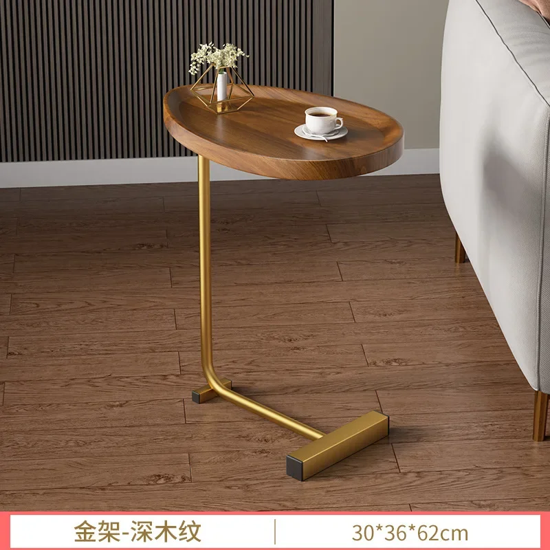 Side Small Coffee Table Mobile Tea Table Mini Sofa Side Cabinet Light Luxury Corner Bedside Table Bedside Furniture Living Room