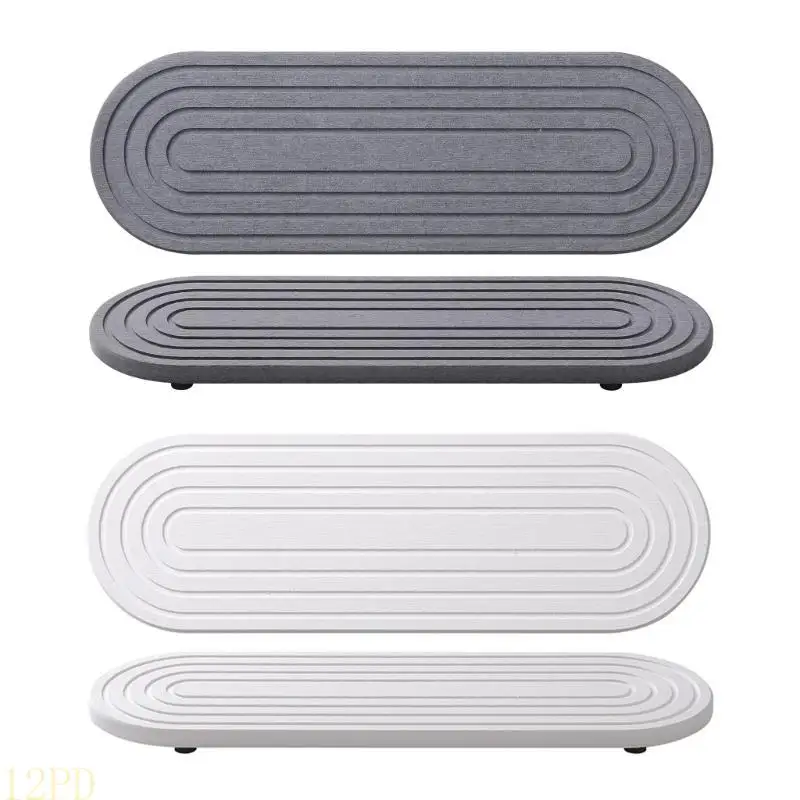 

12pd 2pcs Diatomite Diatomite Set для быстрого сушки и предотвращения плесени Организаторы раковины