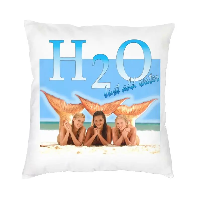 H2O Just Add Water Cushion Cover Double-sided Print Throw Pillow Case for Car Cool Pillowcase Home Decorative