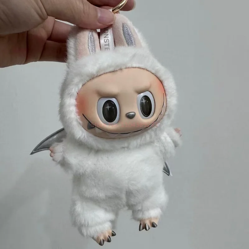 Llegada monstruo Labubu Zimomo Ángel cambio creativo muñeca Diy figura vinilo colgante muñeca modelo juguete réplica juguete regalos de cumpleaños