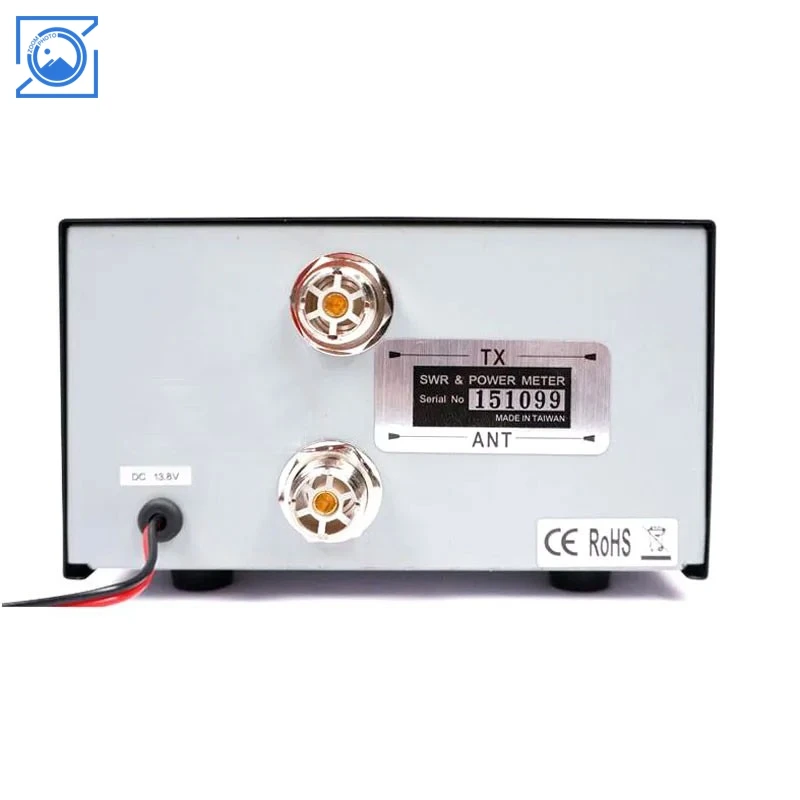 NISSEI RX-103 Mini SWR/Watt Meter 2KW 1.6-60MHz HF/V/U Band Pengukur Daya Berkualitas Tinggi untuk Walkie Talkie