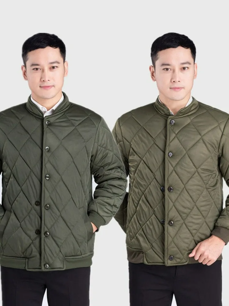 

Зимний утепленный эластичный хлопковый рабочий костюм: молодежный повседневный комплект из куртки и брюк для работников холодильных складов