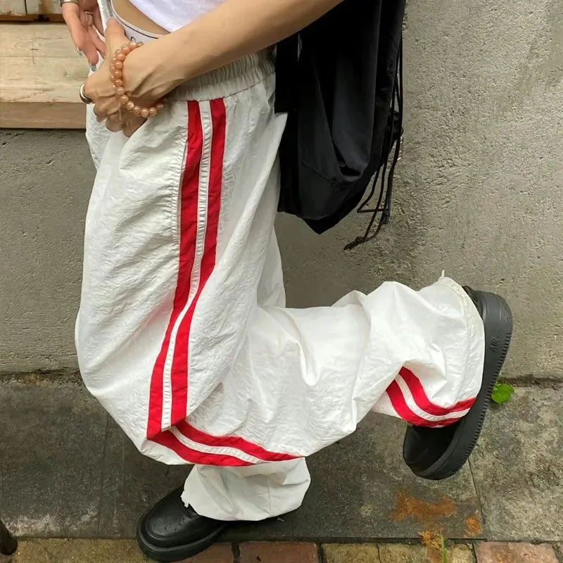 

Y2K antique casual Harajuku women's pants Japanese streetwear oversized loose jogging trousers wide pants