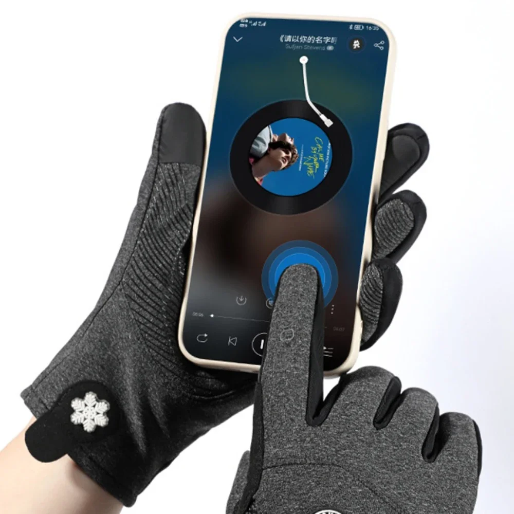 

Зимние уличные велосипедные мужские перчатки с сенсорным экраном, ветрозащитные спортивные перчатки для рыбалки, вождения мотоцикла, лыж, нескользящие водонепроницаемые теплые перчатки