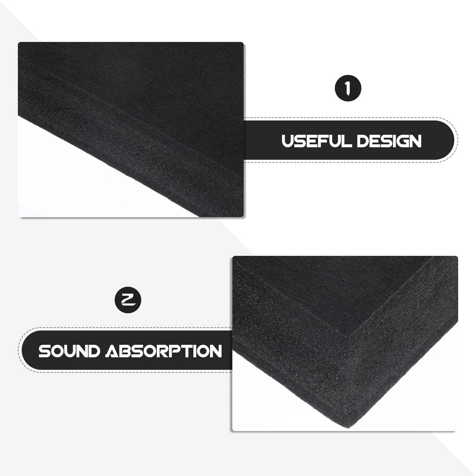 

Studio Monitor Speaker Isolation Pad Foam Sound Absorbing Panel Noise Isolation Subwoofer Stand Acoustic Soundproofing Pad
