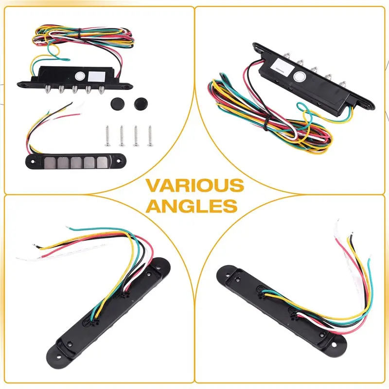 [B24B!】 Stainless Steel 5 Pin Door Wire Connector Flexible Door Contact Loop For Security Doors Wooden Doors
