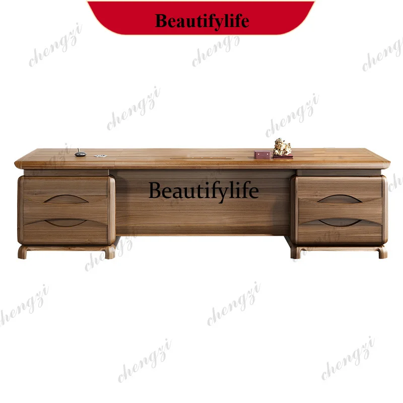 M178  L Shape Asthetic Designer Table Luxury Manager Asthetic Modern Executive Desk Drawers Conference Mesa Para Computador